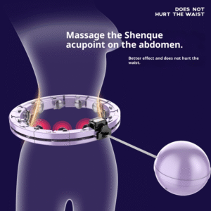 “Equipo Fitness Inteligente Silencioso con Contador – Hula-Hoop para Abdomen y Cintura (Slimming Belly Equipment)”