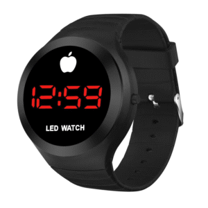 Reloj Electrónico Redondo Deportivo LED para Uso Diario y Actividades al Aire Libre
