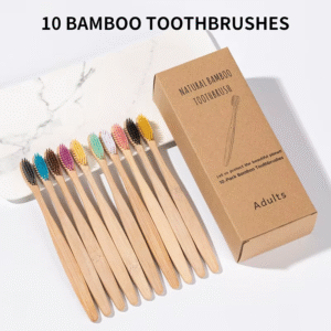Cepillos de Dientes de Bambú – Cerdas Suaves Naturales
