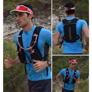 Mochila de Hidratación Ultraligera para Running y Ciclismo con Bolsa de Agua 1,5L