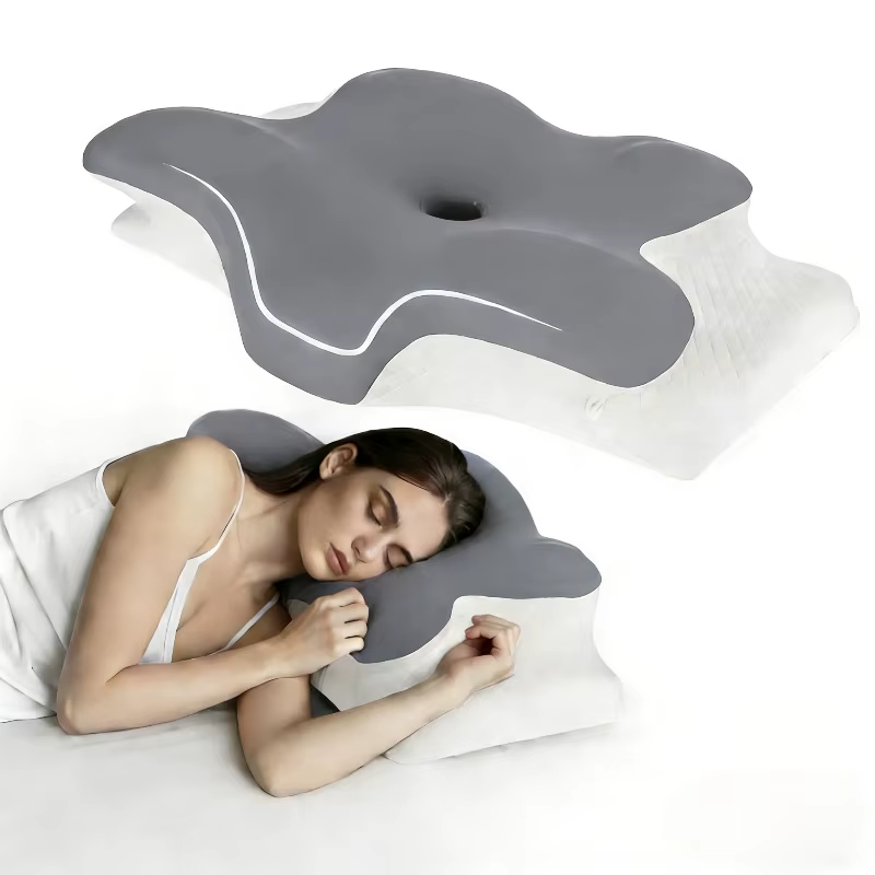 Almohada Cervical Ortopédica Viscoelástica Ergonómica para Dormir de Lado o Boca Arriba - Imagen 7