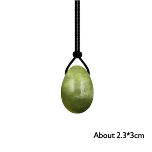 Natural Jade Drilled Eggs Yoni Egg Massage Ball Set Crystal Healing Exercise Eggs for Kegel Exercise Train Pelvic Muscles