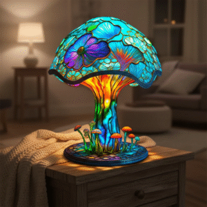 Colorful Glass Table Lamp - Glowmoss