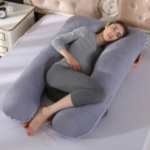 Almohada de Embarazo Ergonómica para Cuerpo Completo con Soporte Lumbar
